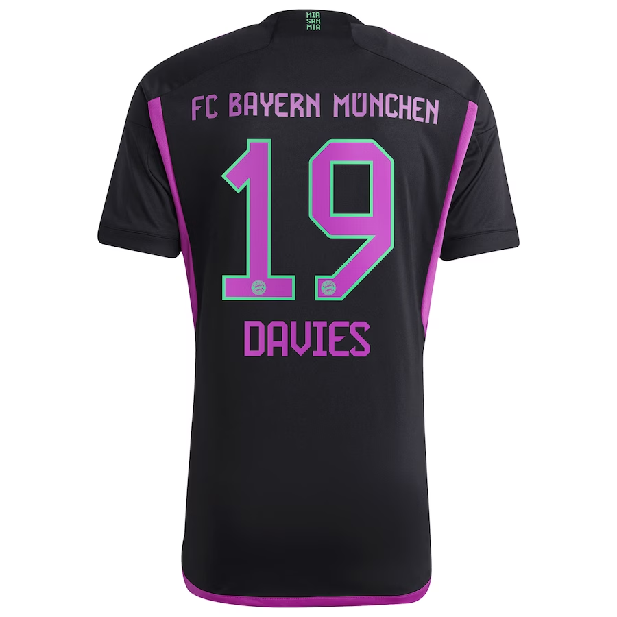 Alphonso Davies Bayern Munich Away Jersey 2023 24 Eurosport Soccer Stores