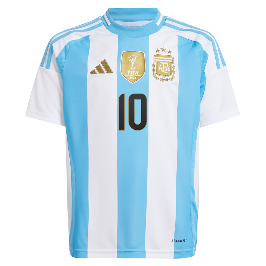 adidas Lionel Messi Argentina Away Jersey 2024 Eurosport Soccer bsc