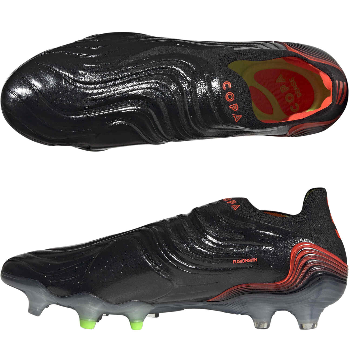 Adidas copa black and on sale red