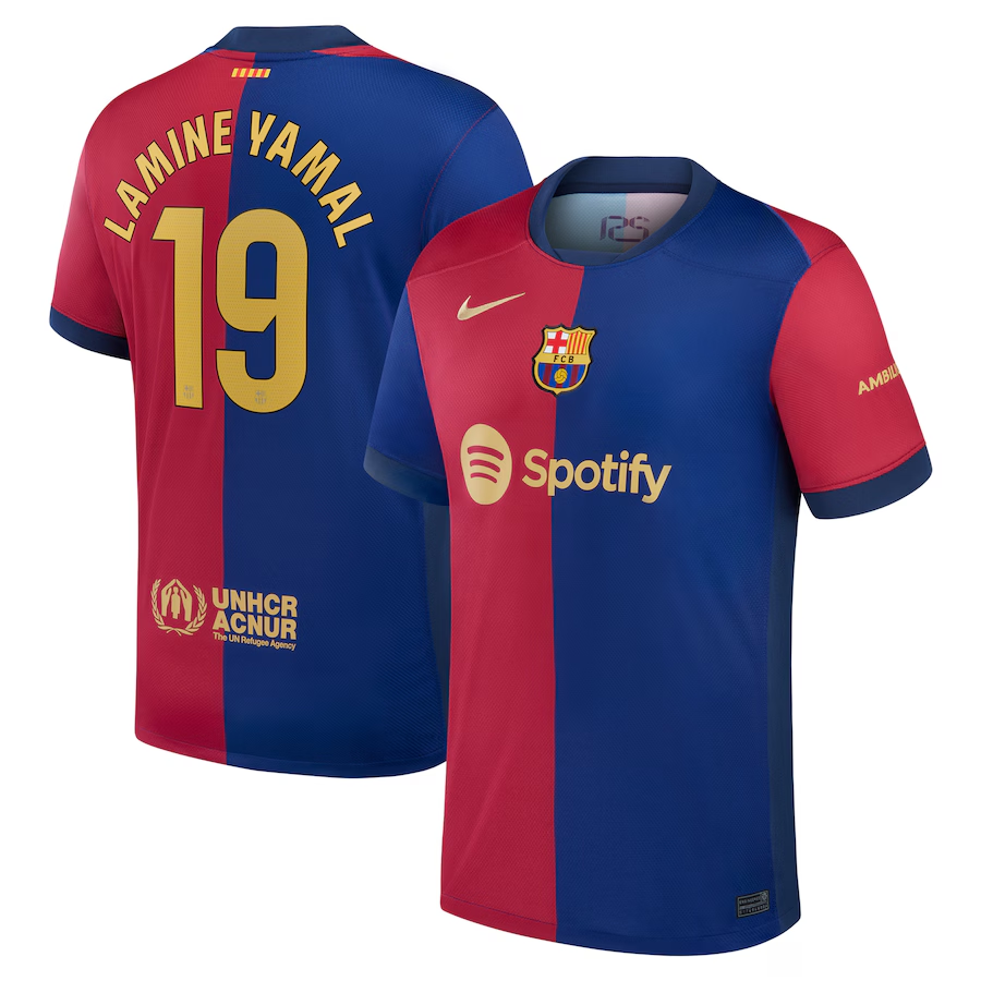 Lamine Yamal Nike Barcelona Home Jersey 2024/25 – Eurosport Soccer Stores