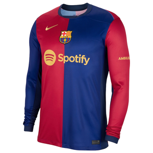 Nike Barcelona Home Long Sleeve Jersey 2024/25