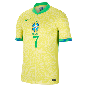 Vini Jr. Nike Brazil Home Jersey 2024/25