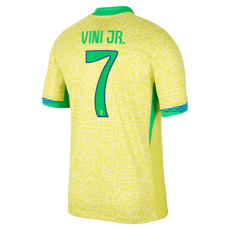 Vini Jr. Nike Brazil Home Jersey 2024/25