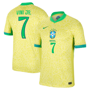 Vini Jr. Nike Brazil Home Jersey 2024/25