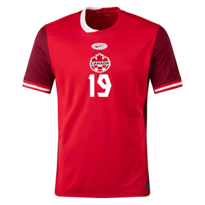 Alphonso Davies Nike Canada Home Jersey 2024