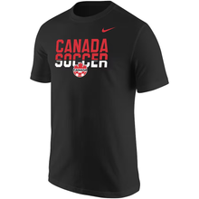 Load image into Gallery viewer, Nike Canada Soccer Black T-Shirt
