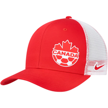 Load image into Gallery viewer, Nike Canada Soccer Trucker Snapback Hat
