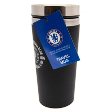 Load image into Gallery viewer, Chelsea Executive Black Travel Mug
