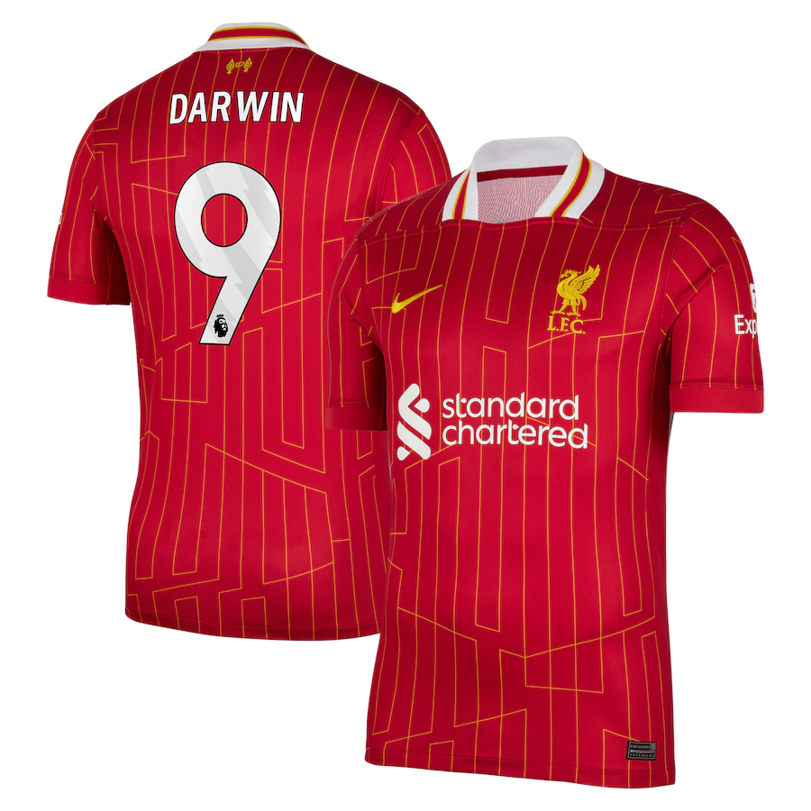 Darwin Núñez Nike Liverpool Home Jersey 2024/25 – Eurosport Soccer Stores