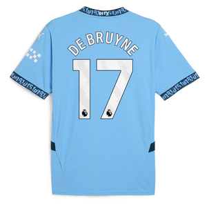 Kevin De Bruyne Manchester City Home Jersey 2024/25