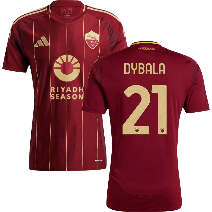 Paulo Dybala adidas AS Roma Home Jersey 2024/25