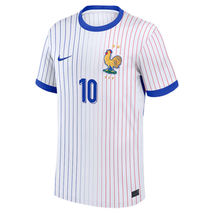 Kylian Mbappe Nike France Away Jersey Euro 2024