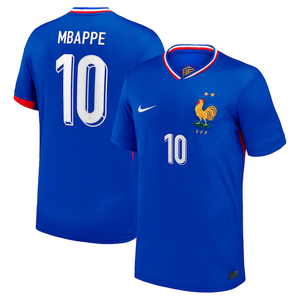 Kylian Mbappe Nike France Home Jersey Euro 2024