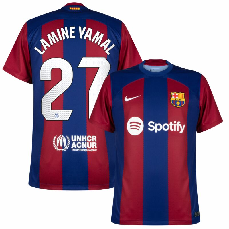 Lamine Yamal Nike Barcelona Home Jersey