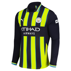 Puma Manchester City Away Long Sleeve Jersey 2024/25