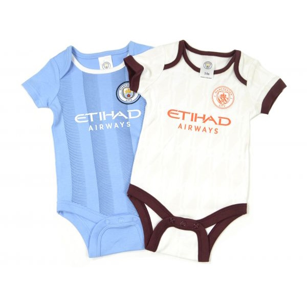 Manchester City Baby Onesie Set 2023 24 Eurosport Soccer Stores