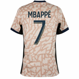 Kylian Mbappe Paris Saint-Germain PSG Fourth Jersey 2023/24