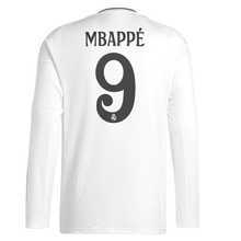 Load image into Gallery viewer, Kylian Mbappe Real Madrid Home Long Sleeve Jersey 2024/25
