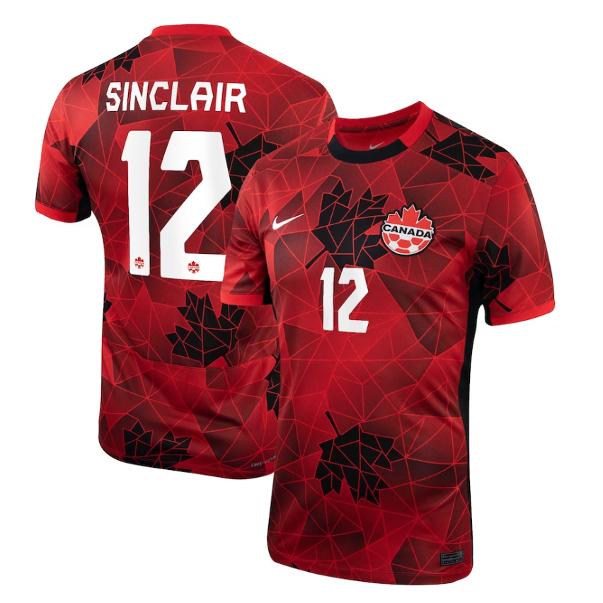 New Authentic Nike Canada top Soccer Jersey