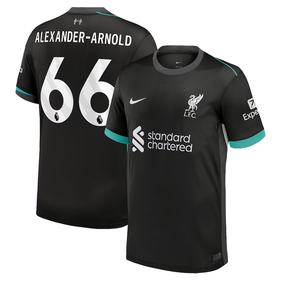 Nike Liverpool 2023-24 Away #66 Alexander Arnold popular LARGE Soccer Jersey EPL