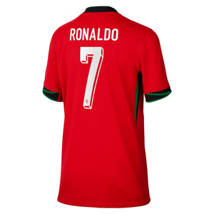 Nike Cristiano Ronaldo Portugal Youth Home Jersey 2024 Eurosport Soccer Stores