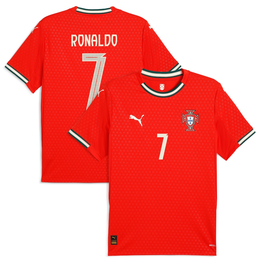 Cristiano Ronaldo Puma Portugal Youth Home Jersey 2025