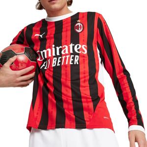 Puma AC Milan Home Long Sleeve Jersey 2024/25