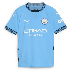 Kevin De Bruyne Manchester City Youth Home Jersey 2024/25