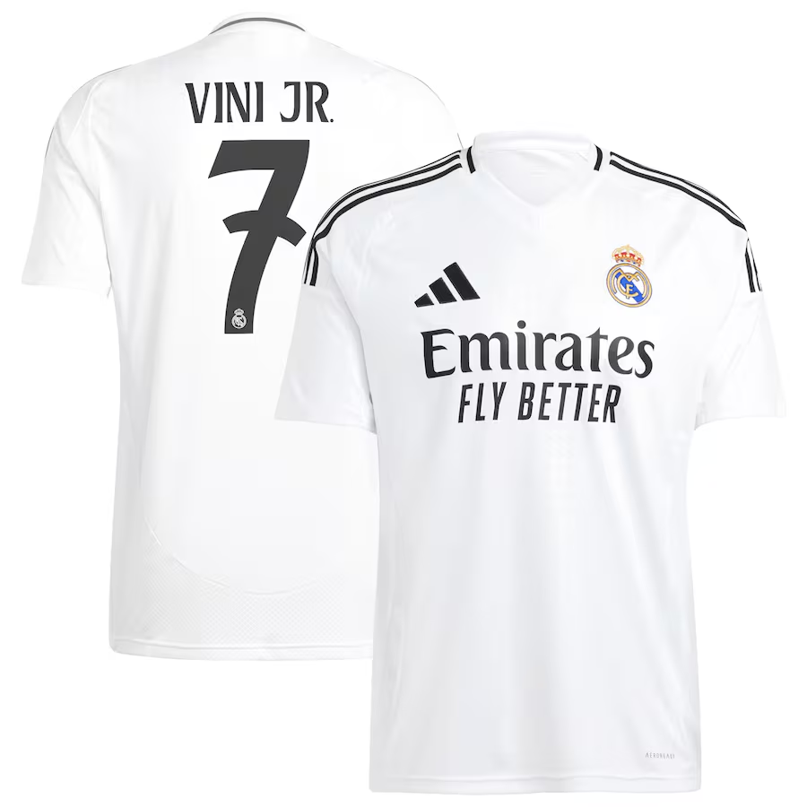 Vini Jr. adidas Real Madrid Home Jersey 2024/25