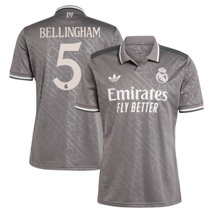 Jude Bellingham adidas Real Madrid Third Jersey 2024/25