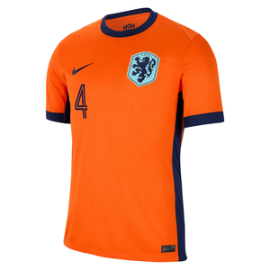 Virgil van Dijk Nike Netherlands Home Jersey 2024