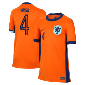 Virgil van Dijk Netherlands Youth Home Jersey 2024