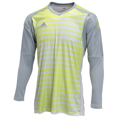 Bevis Rosefarve Besætte adidas AdiPro 18 Goalkeeper Jersey - Grey/Lime – Eurosport Soccer Stores