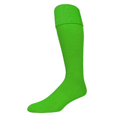 Neon green 2025 soccer socks