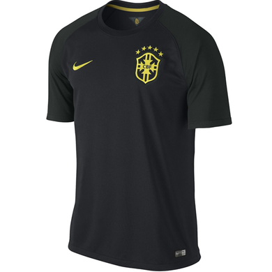 Brazil Pre-Match Training Soccer Football Jersey Nike 371849-060 Men Sz XL