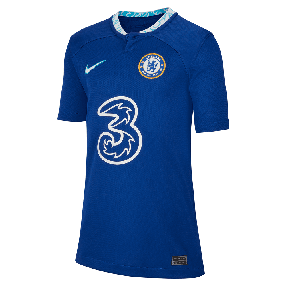 Nike Chelsea Youth Home Jersey 2022 23 Eurosport Soccer Stores